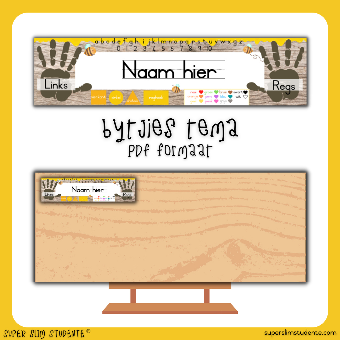 Editable Name Placemats (Different Options)