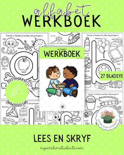Workbook: My Alphabet (Choose Language)