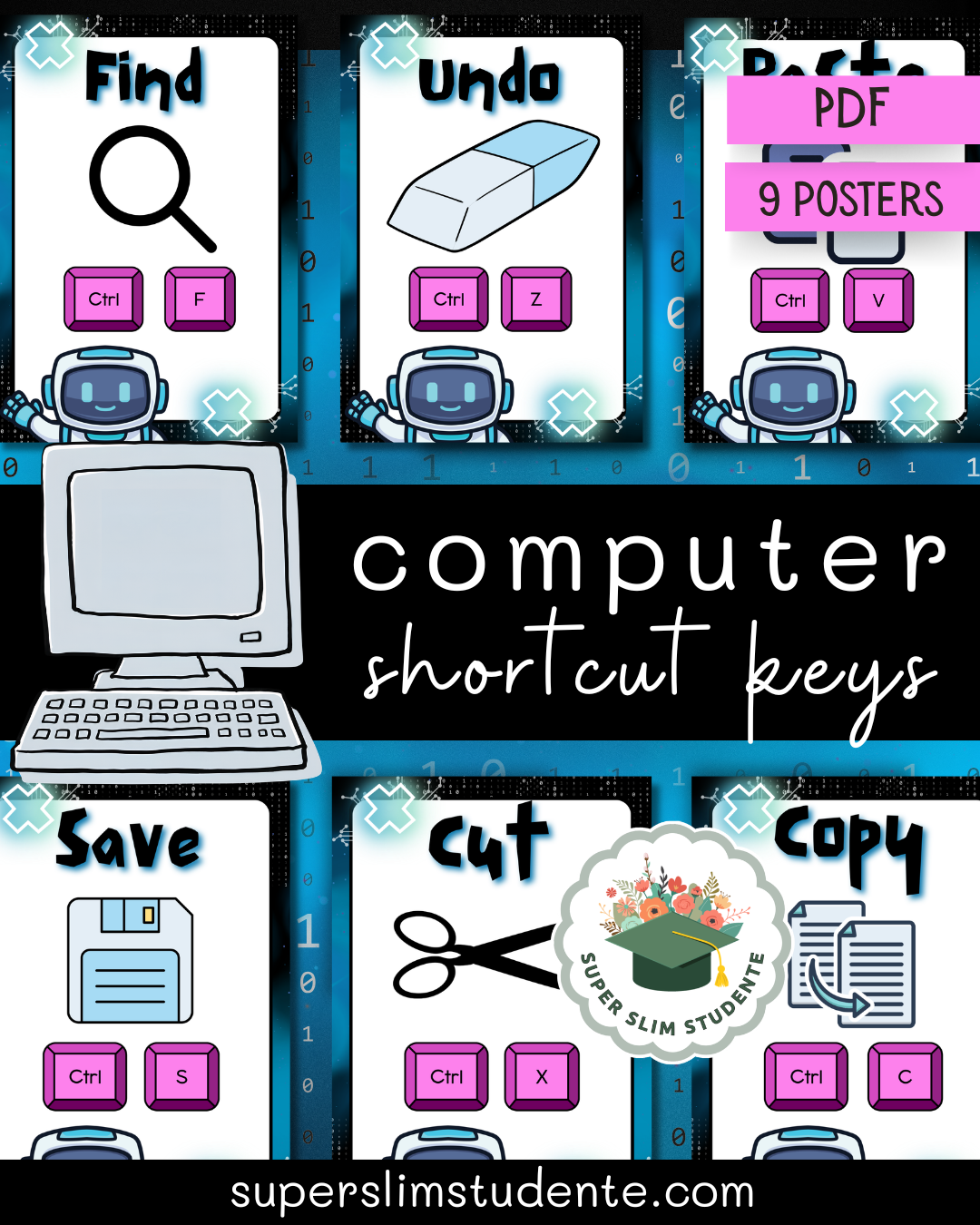 Computer Shortcut Keys [Choose Language]