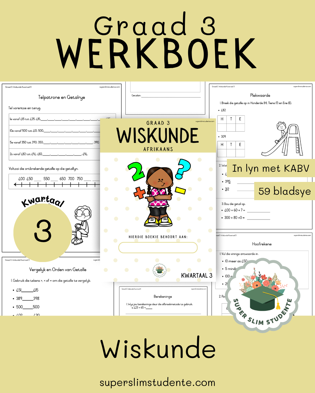 Gr. 3 Werkboek: Wiskunde [Kwartaal 3]