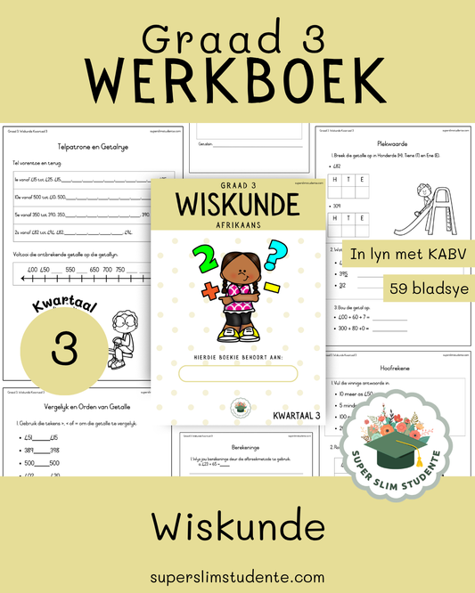 Gr. 3 Werkboek: Wiskunde [Kwartaal 3]
