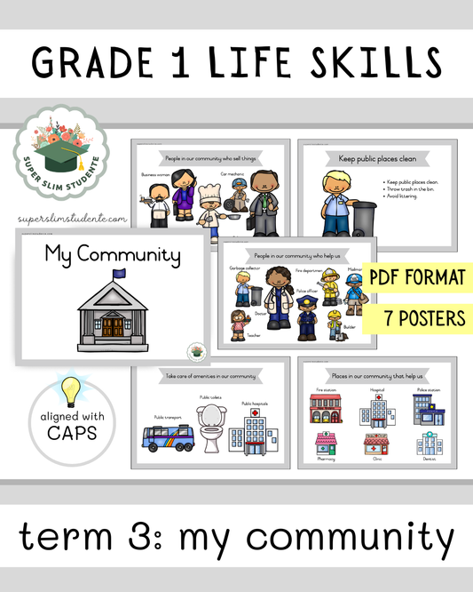 Grade 1 Term 3: My Community [Choose Language]