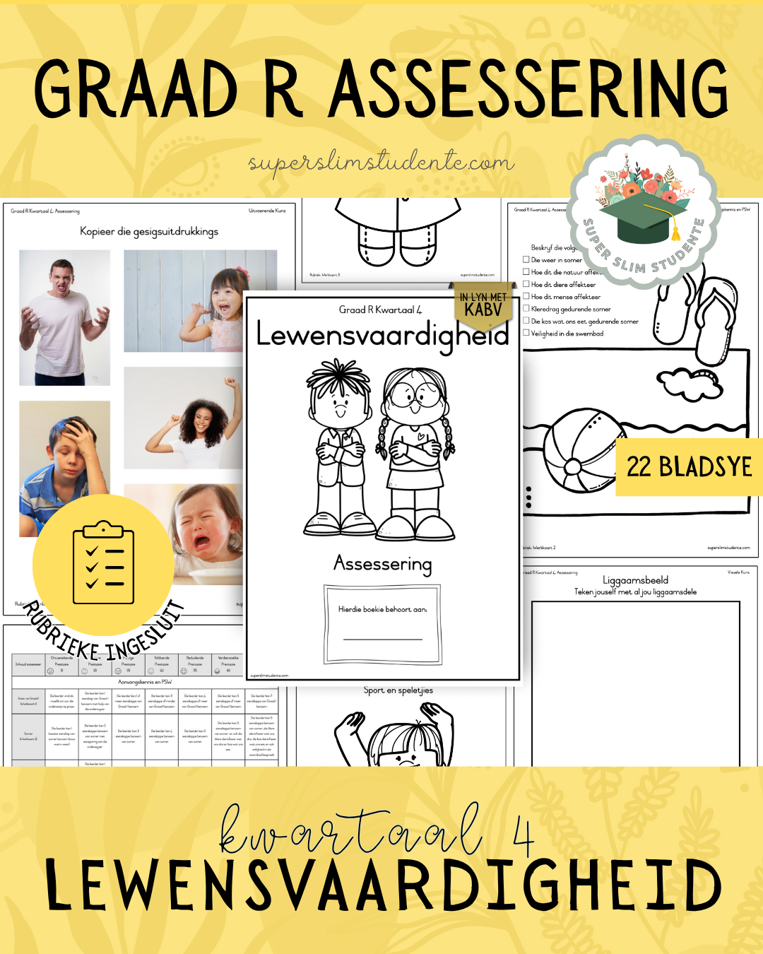 Grade R Term 4: Life Skills Assessments [Choose Language]