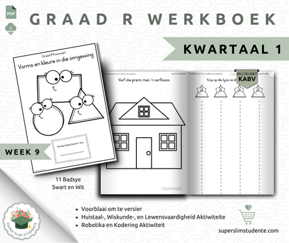 Gr. R Term 1 Workbook: Shapes and Colours Around Us [Choose Language]