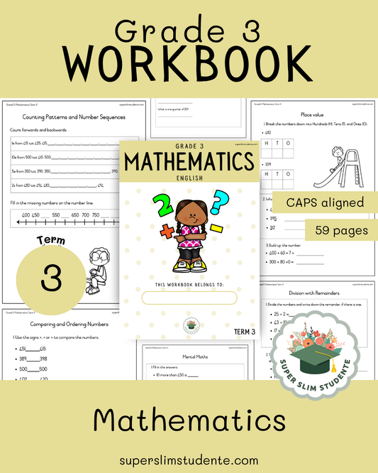 Gr. 3 Workbook: Mathematics [Term 3]