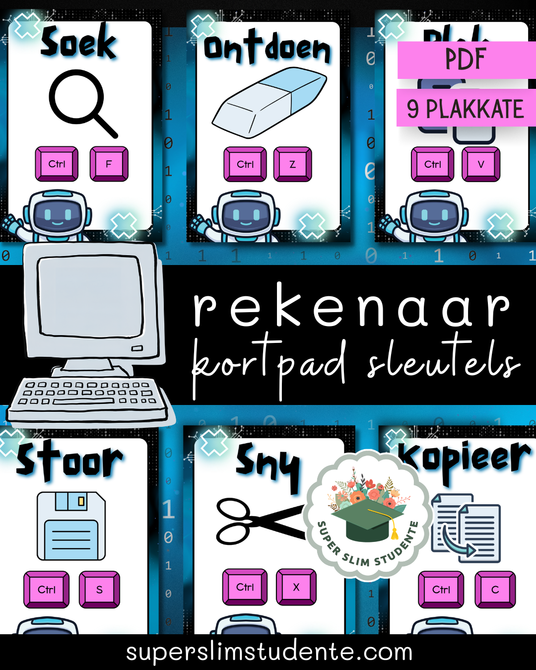 Computer Shortcut Keys [Choose Language]