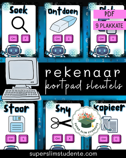 Computer Shortcut Keys [Choose Language]