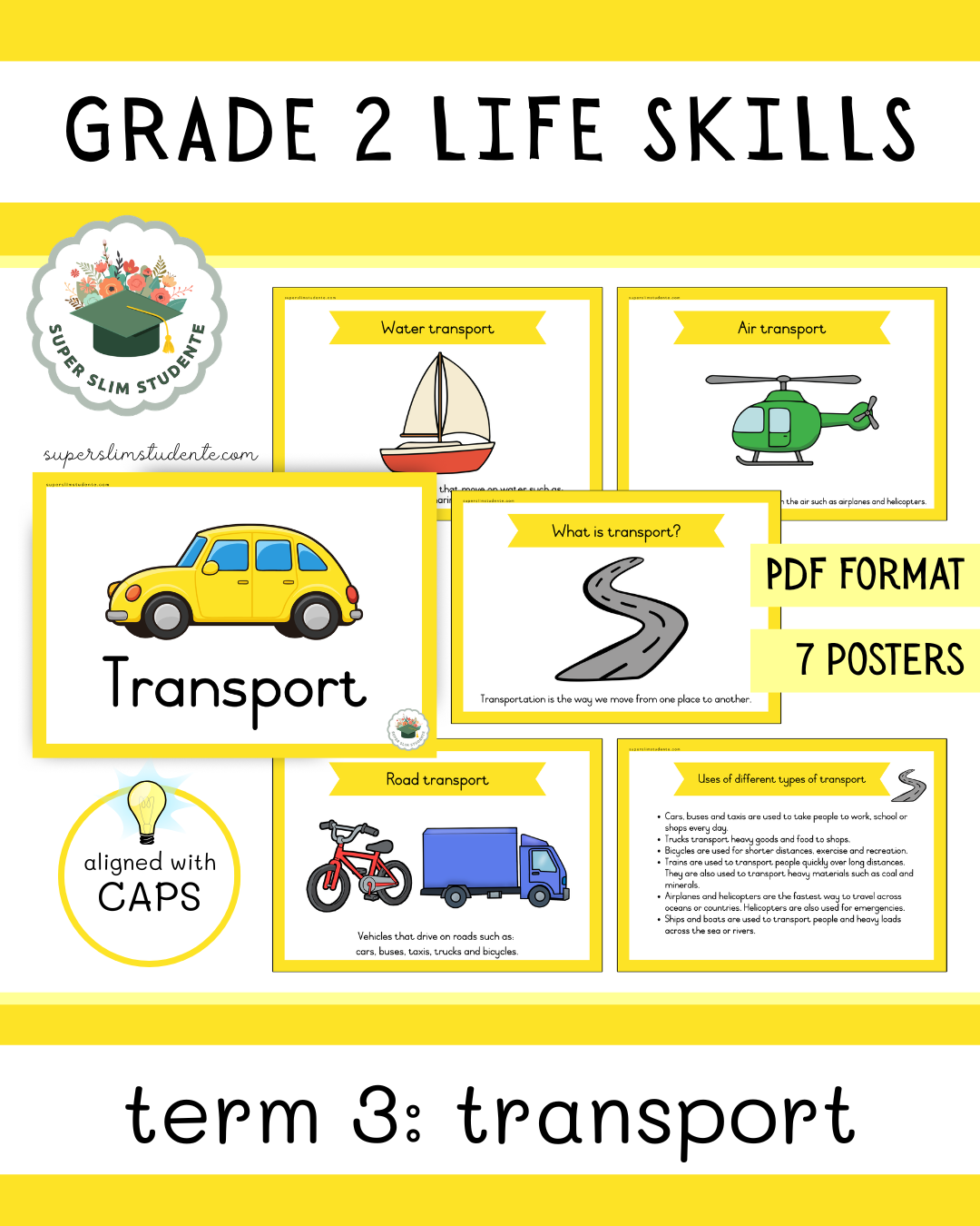 Grade 2 Term 3: Transport [Choose Language]