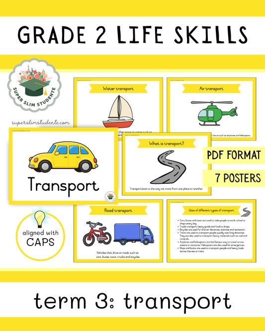 Grade 2 Term 3: Transport [Choose Language]