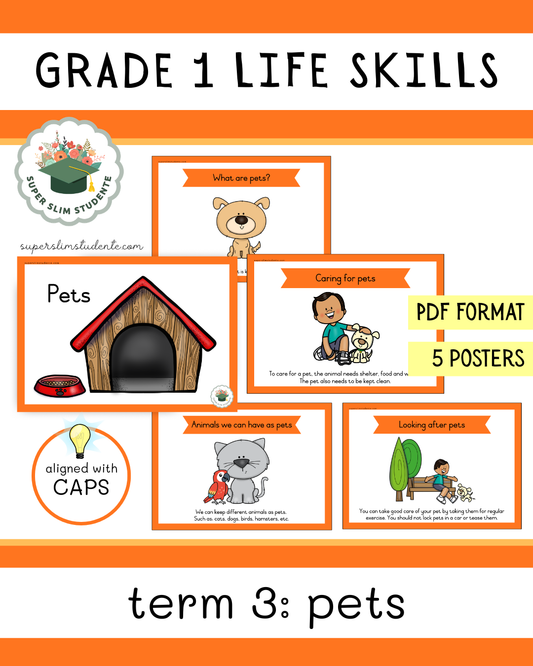 Grade 1 Term 3: Pets [Choose Language]