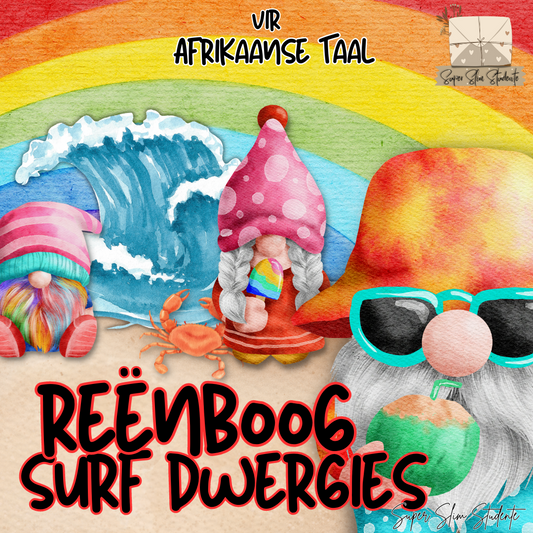 Reenboog Surf Dwergie Klaskamertema (Afrikaans HL/FAL Weergawe)
