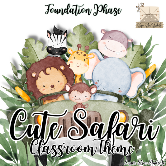Cute Safari Classroom Theme (Foundation Phase)