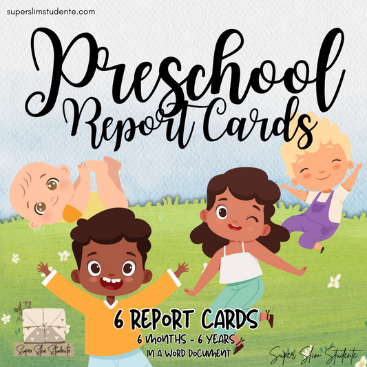 Preschool Report Cards