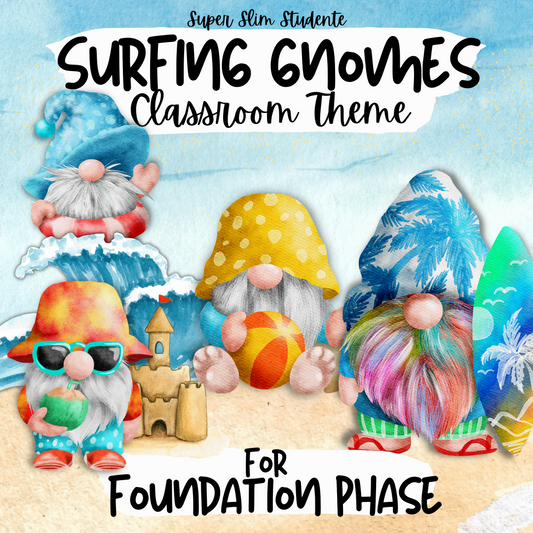 Surfing Gnomes Classroom Theme (Foundation Phase Version)