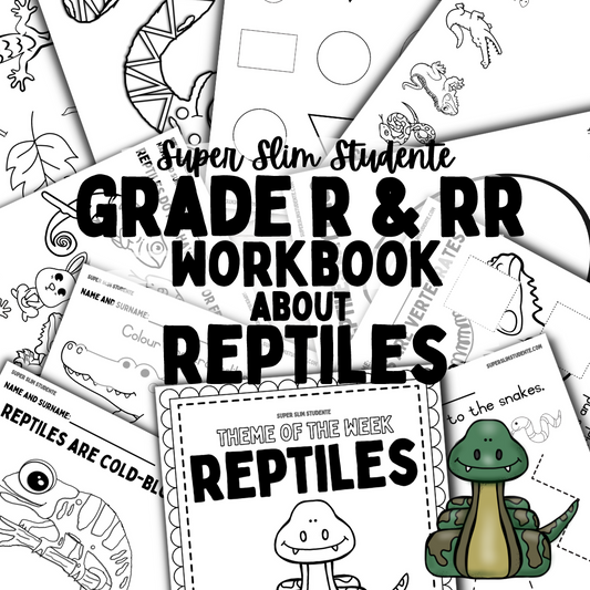 Grade R & RR Workbook: Reptiles