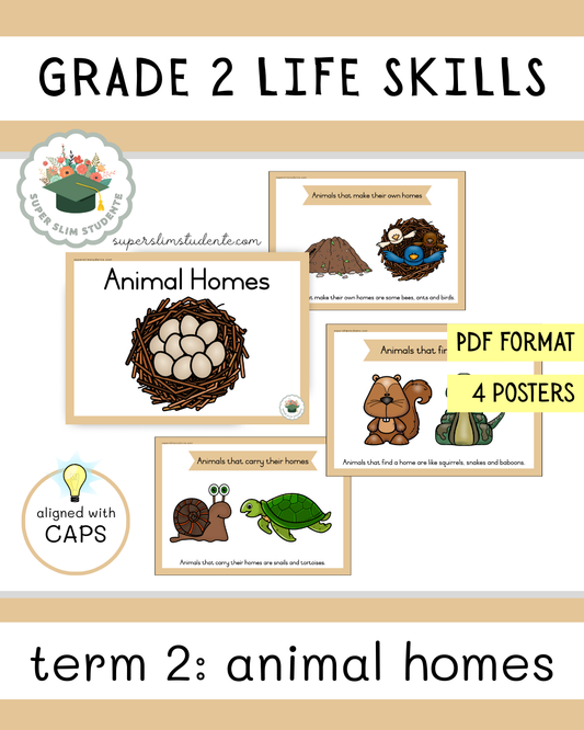 Grade 2 Term 2: Animals Homes [Choose Language]