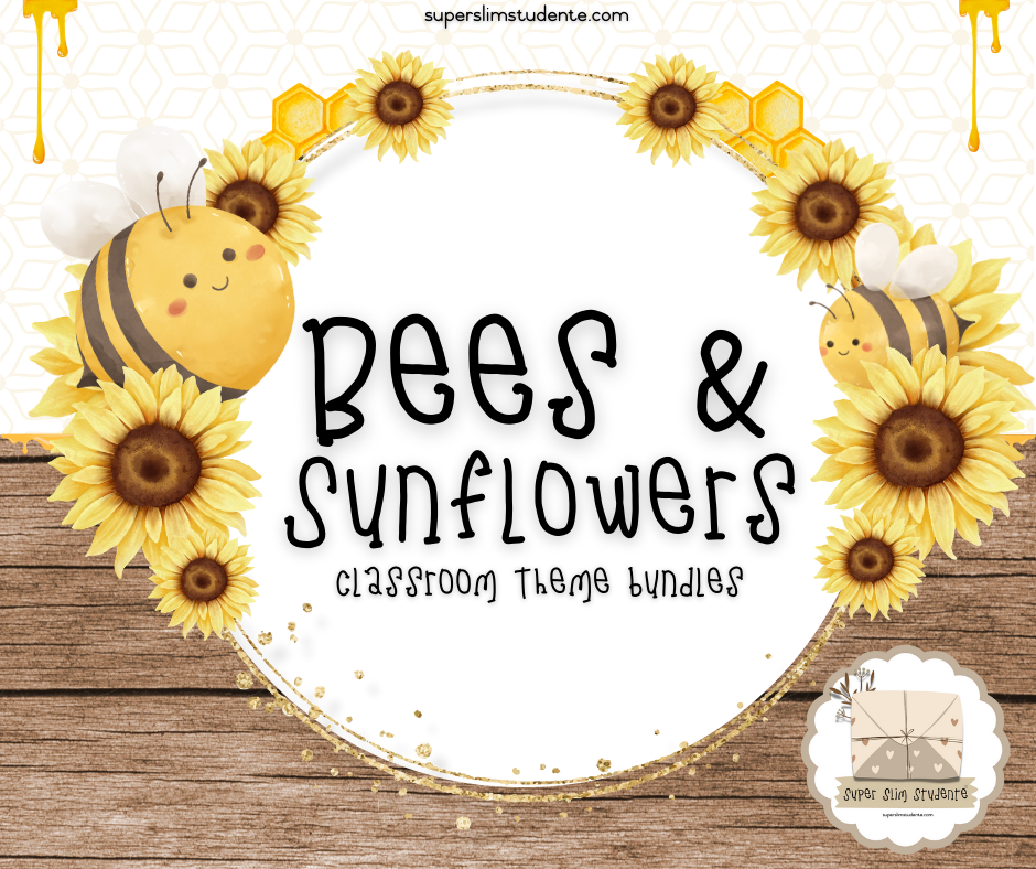 Bees and Sunflowers [Theme Bundles]