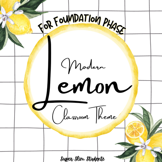 Modern Lemon Classroom Theme (Foundation Phase)