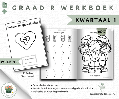 Gr. R Term 1 Workbook: Festivities & Special Days [Choose Language]