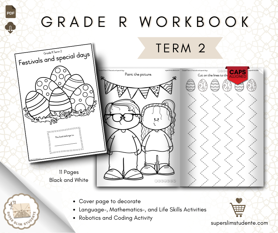 Gr. R Term 2 Workbook: Festivities & Special Days [Choose Language ...