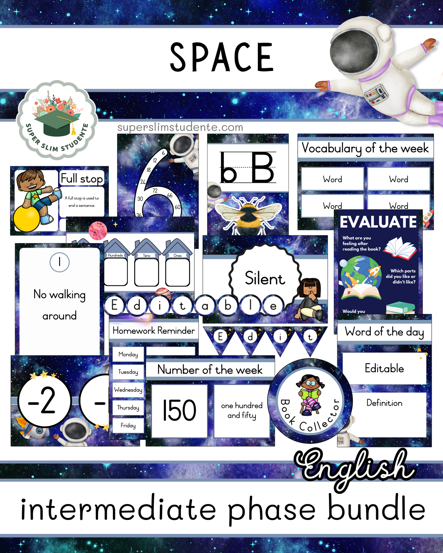 Space Theme / Intermediate Phase Bundle [Choose Language]