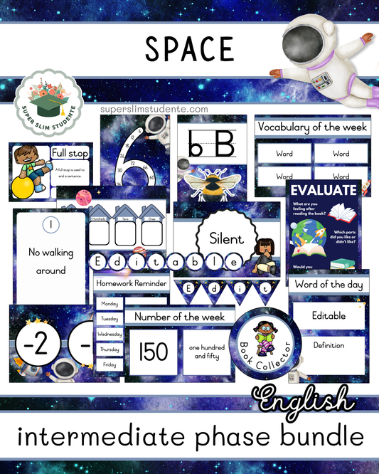 Space Theme / Intermediate Phase Bundle [Choose Language]