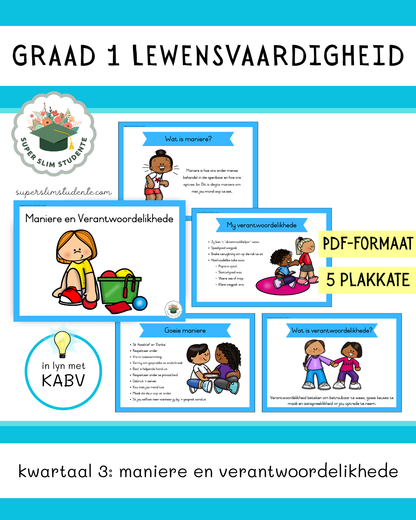 Grade 1 Term 3: Manners & Responsibilities [Choose Language]