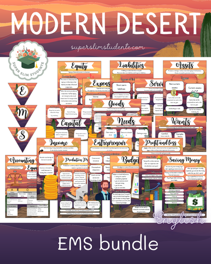 Modern Desert Theme / EMS Bundle [Choose Language]