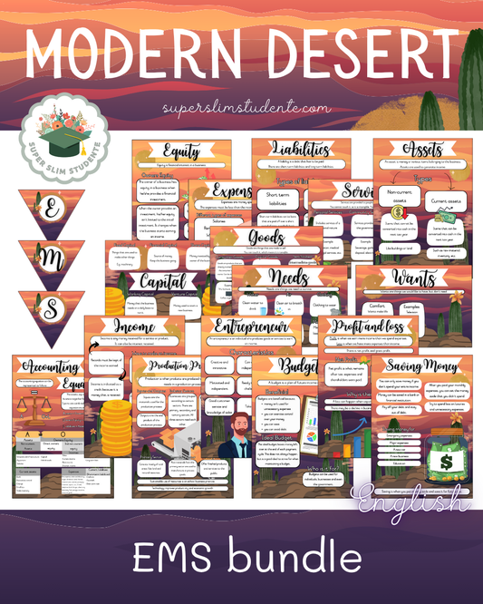 Modern Desert Theme / EMS Bundle [Choose Language]