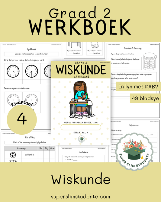 Gr. 2 Werkboek: Wiskunde [Kwartaal 4]
