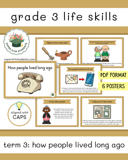 Grade 3 Term 3: How people lived long ago [Choose Language]
