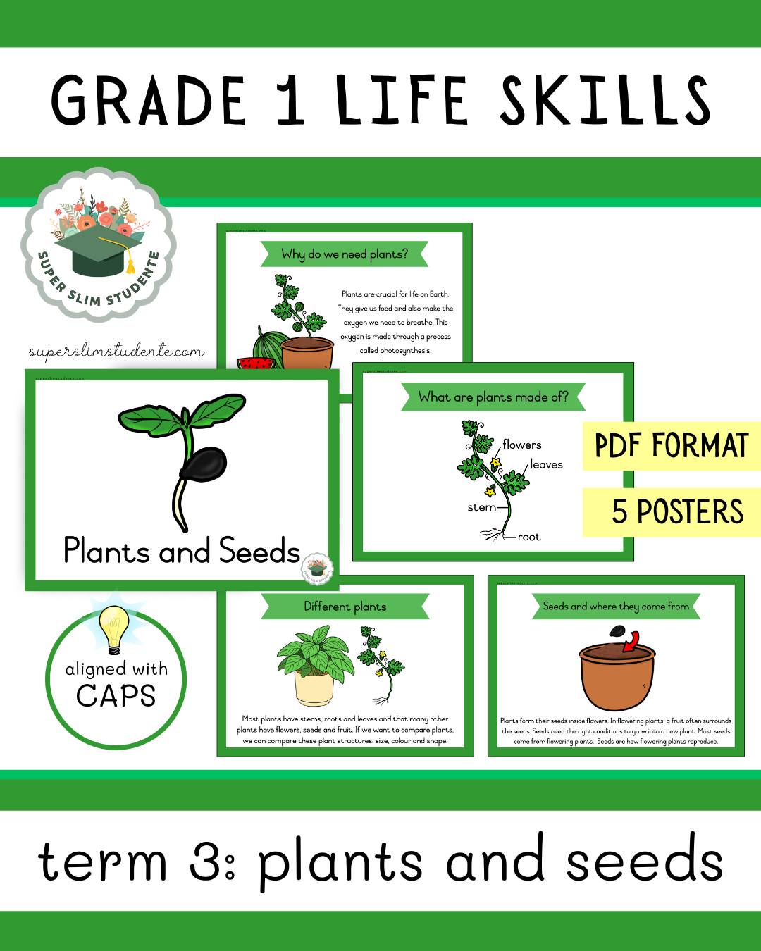 Grade 1 Term 3: Plants and Seeds [Choose Language]