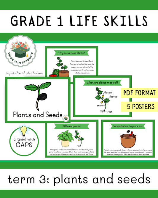 Grade 1 Term 3: Plants and Seeds [Choose Language]