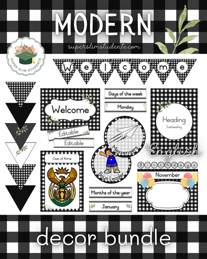 Modern Theme / Decor Bundle [Choose Language]