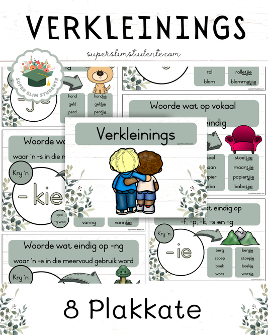 Verkleiningsreëls Plakkate [Elegant Leaf Theme]