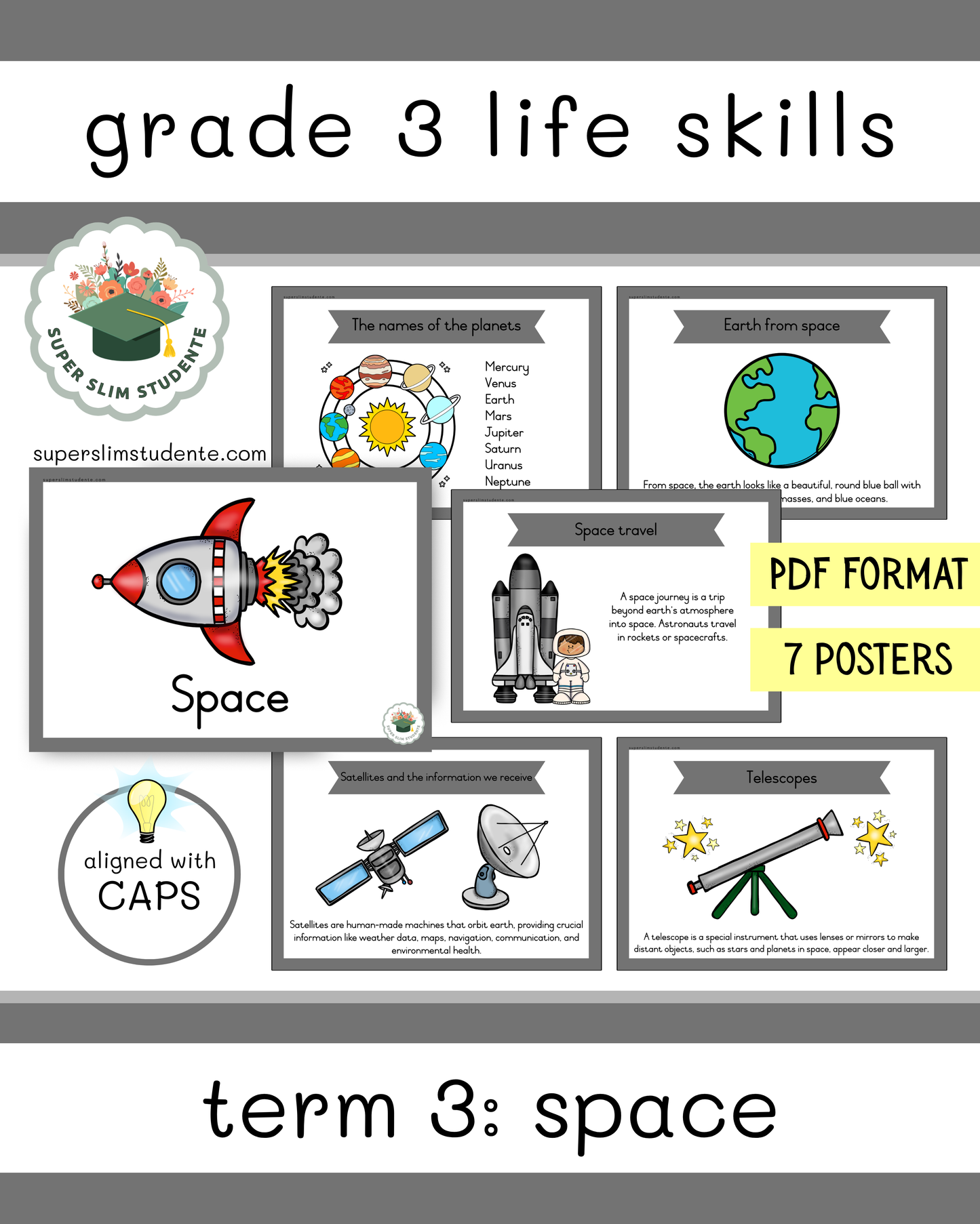 Grade 3 Term 3: Space [Choose Language]