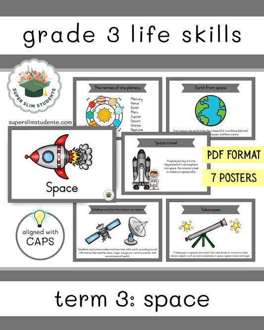 Grade 3 Term 3: Space [Choose Language]