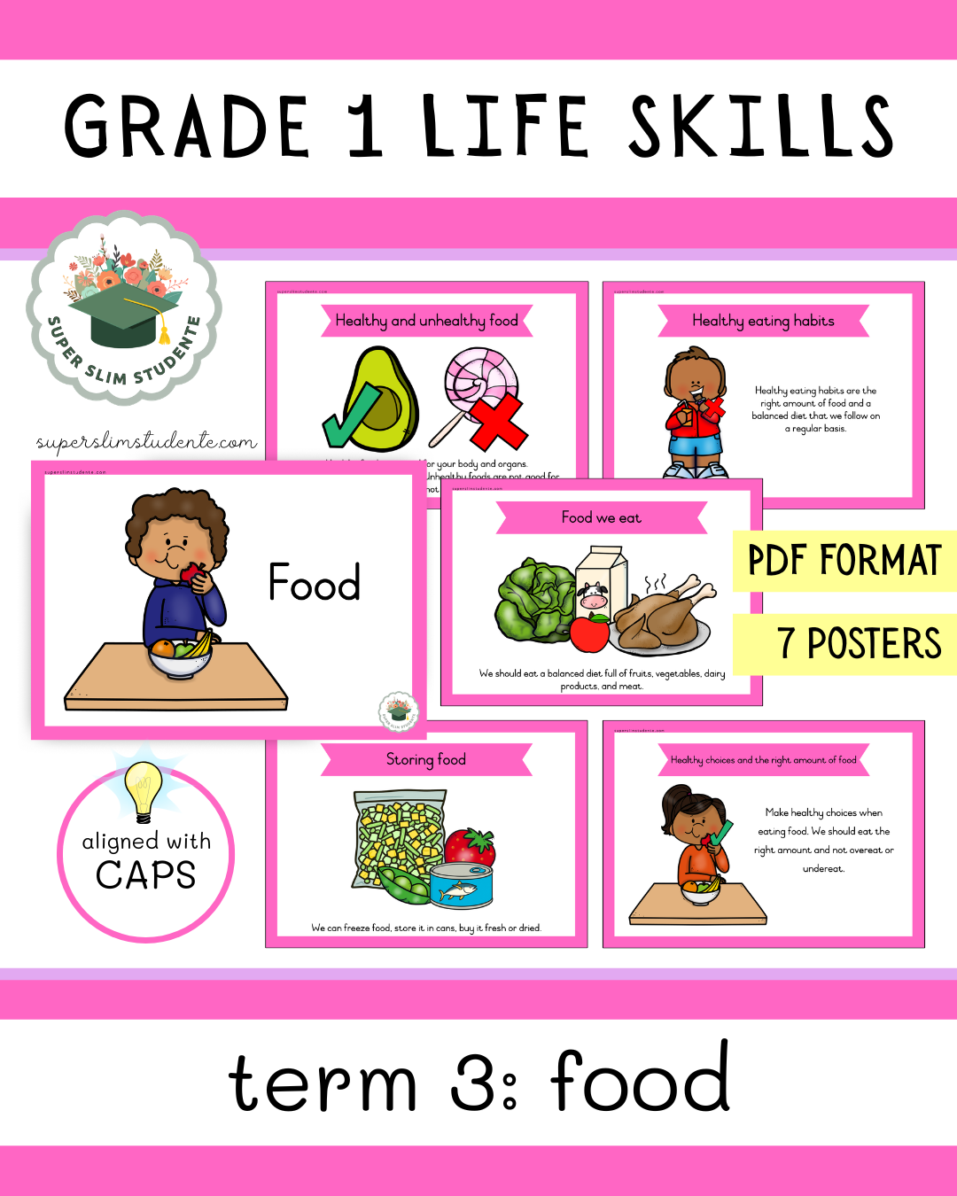 Grade 1 Term 3: Food [Choose Language]