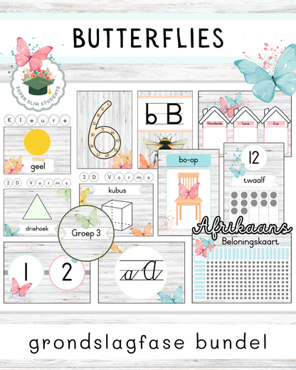 Butterfly Theme / Foundation Phase Bundle [Choose Language]