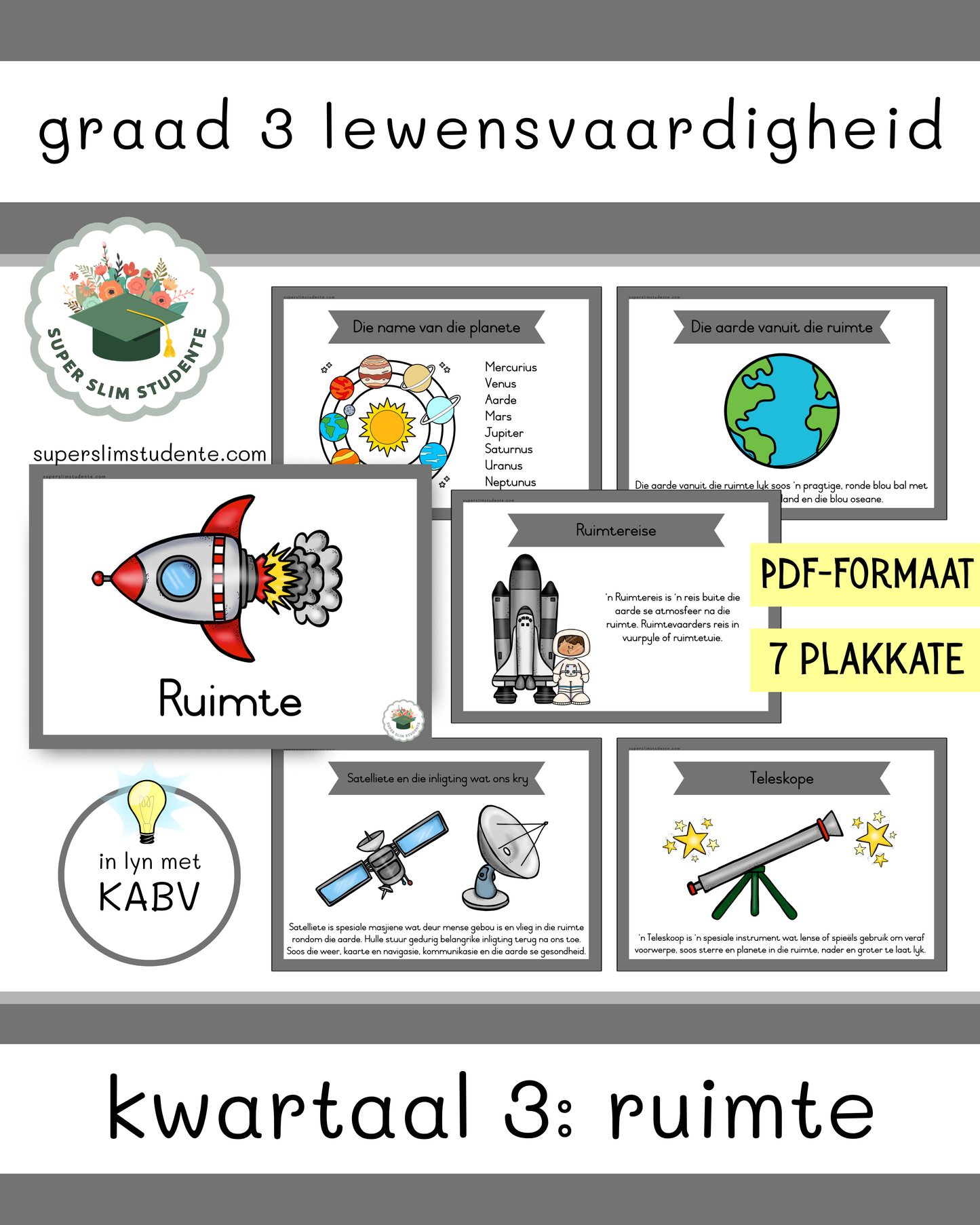Grade 3 Term 3: Space [Choose Language]