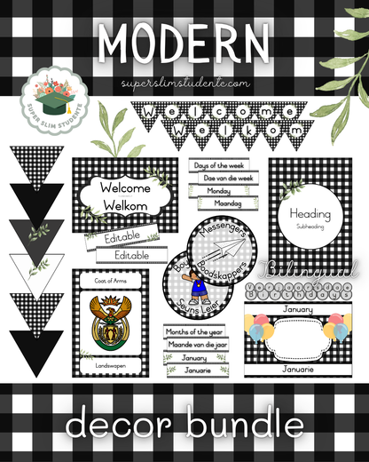 Modern Theme / Decor Bundle [Choose Language]