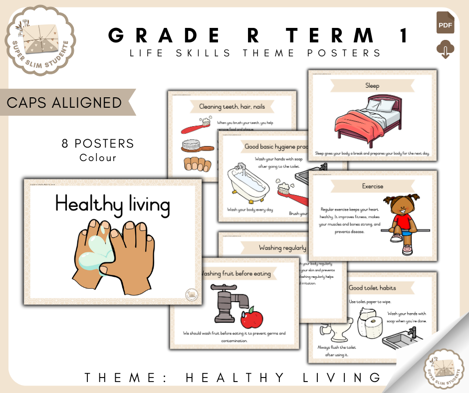 Grade R Term 1: Healthy Living [Choose Language]