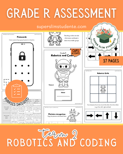 Term 2: Grade R Robotics & Coding Assessment [Choose Language]