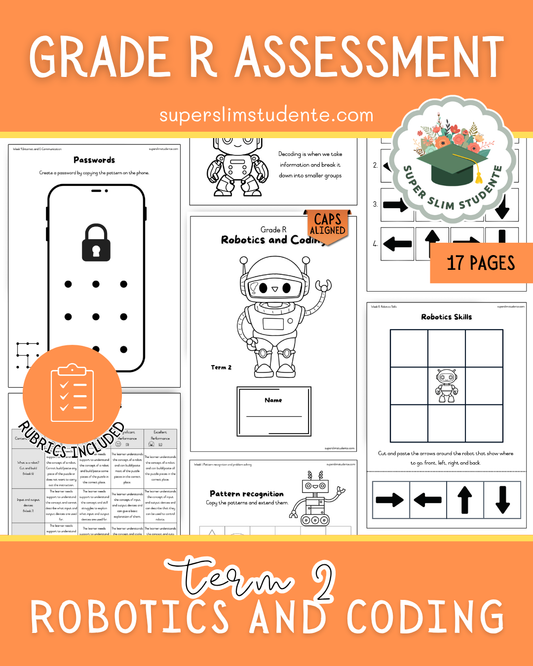 Term 2: Grade R Robotics & Coding Assessment [Choose Language]