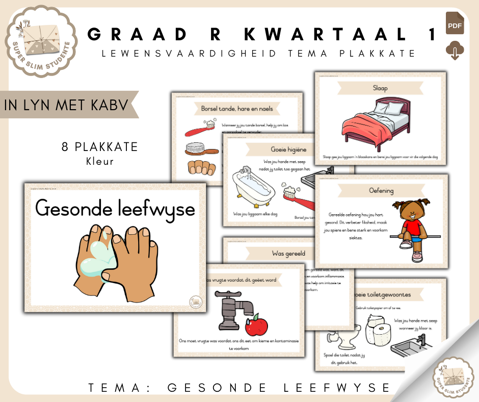 Grade R Term 1: Healthy Living [Choose Language]