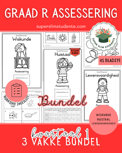 Term 1: Grade R Assessments Bundle [Choose Language]