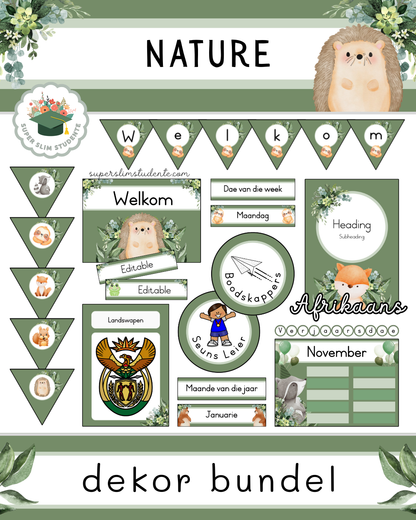 Nature Theme / Decor Bundle [Choose Language]