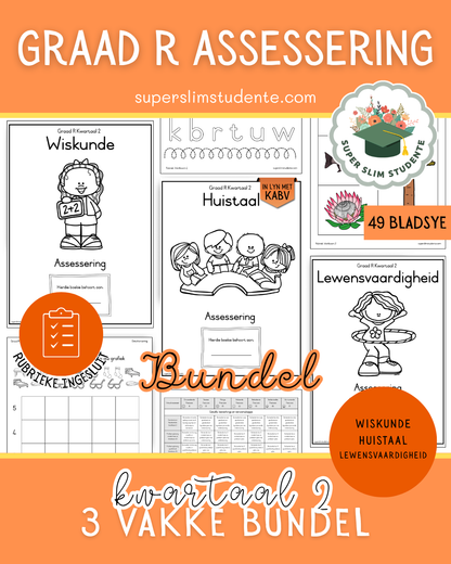 Term 2: Grade R Assessments Bundle [Choose Language]