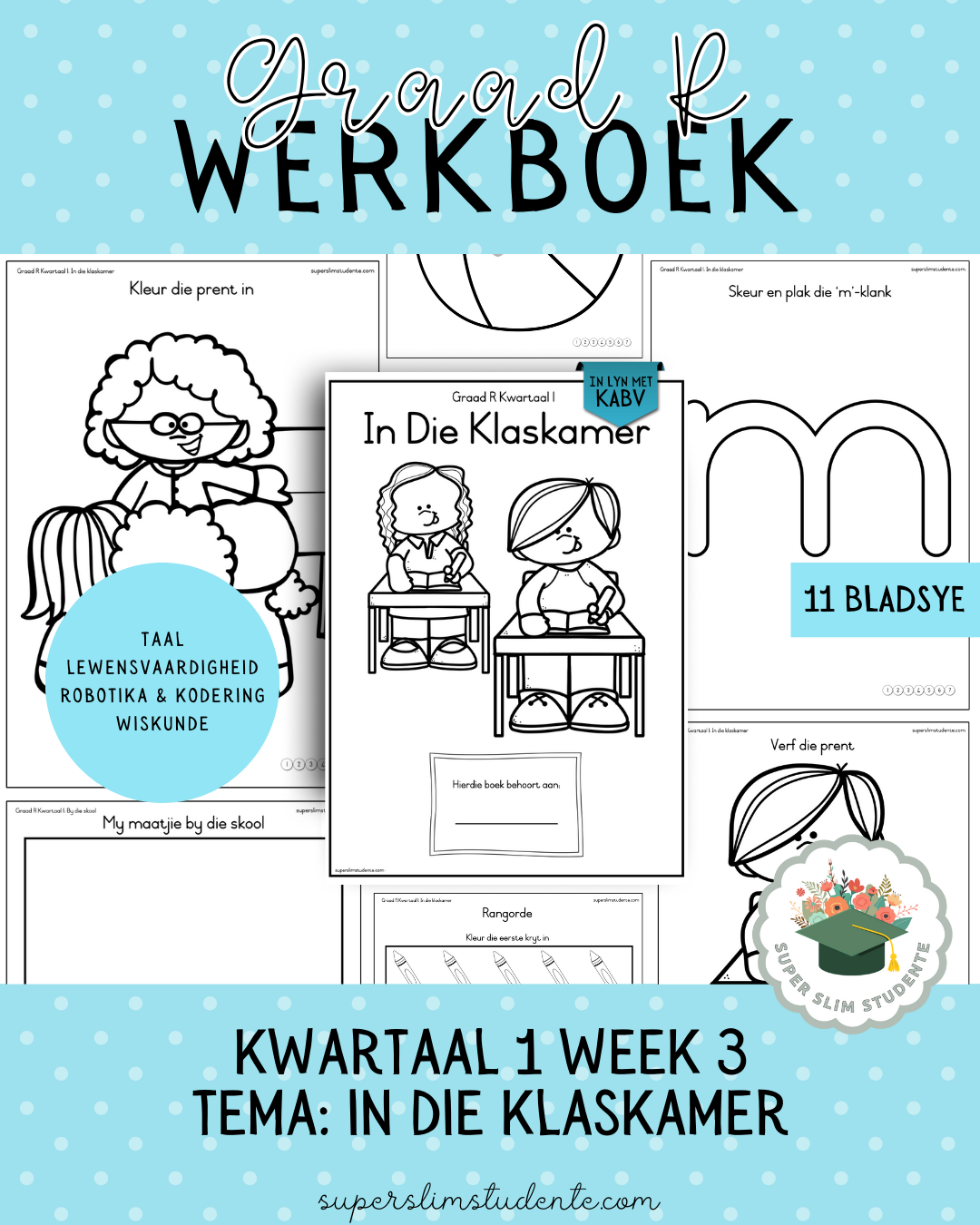 Gr. R Term 1 Workbook: In the classroom [Choose Language]