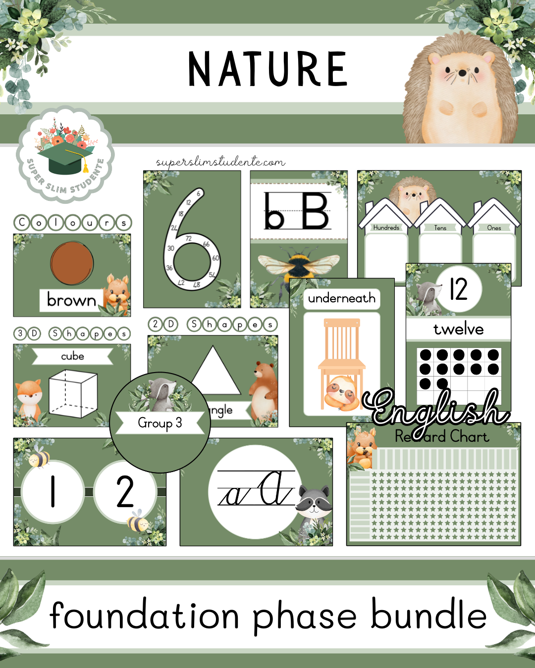 Nature Theme / Foundation Phase Bundle [Choose Language]